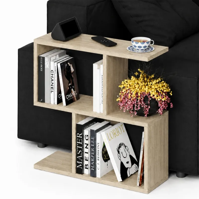 Nuova Collezione Tavolino da Caffè Rovere Tavolo S Divano Soggiorno Design Moderno 60x60x19.5 cm