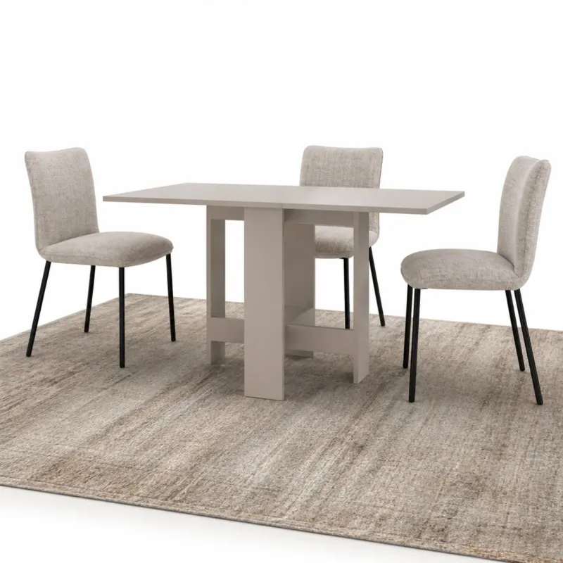 Tavolo consolle allungabile Artemio 30-130x76 cm Salvaspazio Legno Colore Sabbia Miglior Prezzo