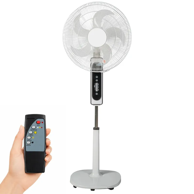 Ventilatore a Piantana con Telecomando e 5 Pale Altezza 131 cm 65W Diametro 45cm Soddisfatti O Rimborsati