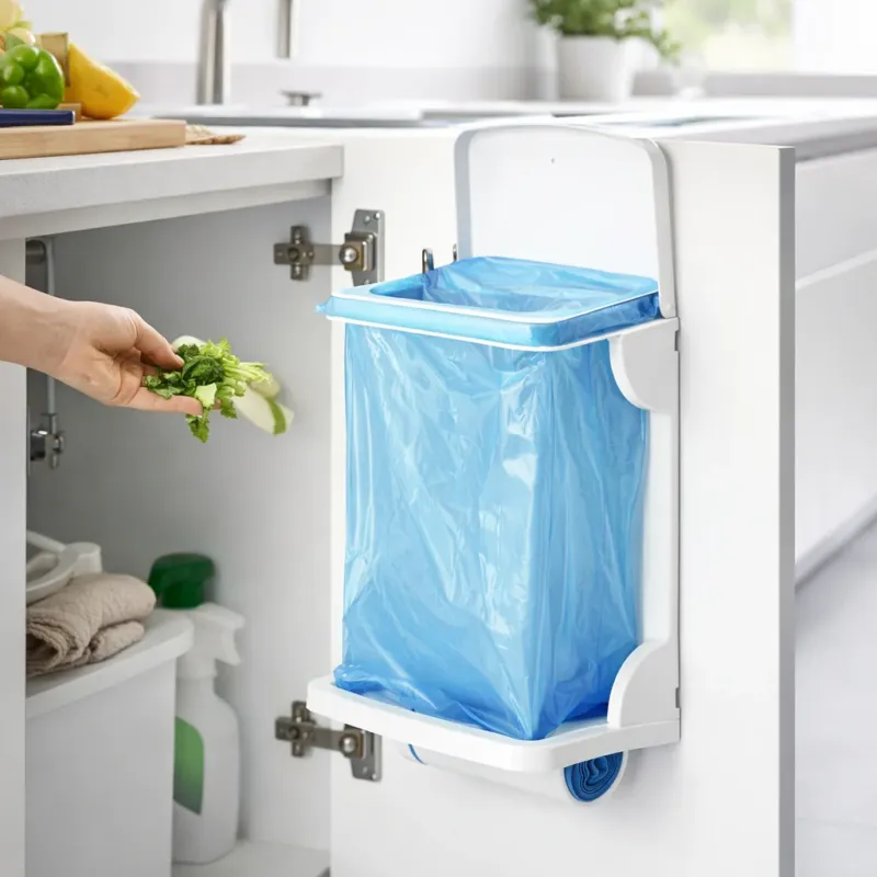 Prezzo Conveniente Pattumiera Cucina 10LT con Coperchio da Anta Mobile Plastica PP Salvaspazio