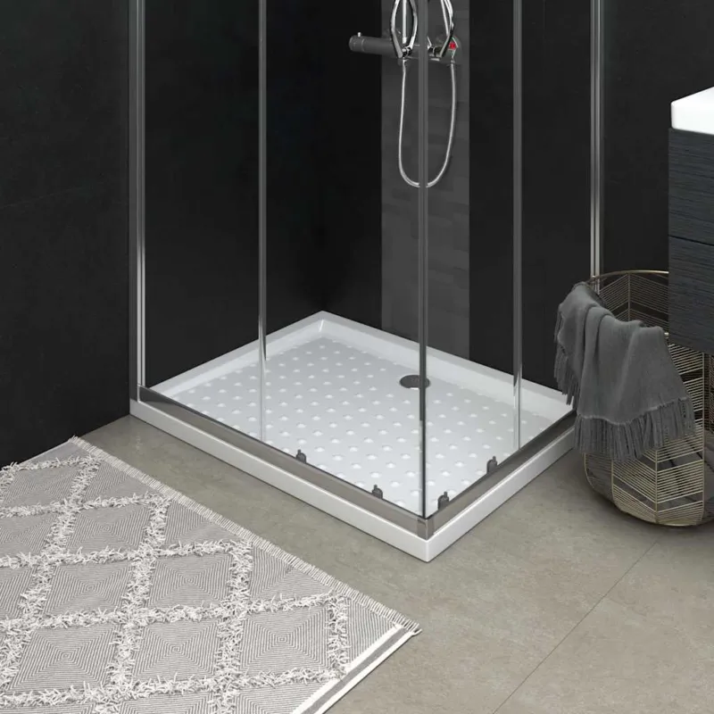 Prezzo Ridotto Piatto Doccia 90x70x4 cm in ABS Antiscivolo Antigraffio Moderno e Resistente