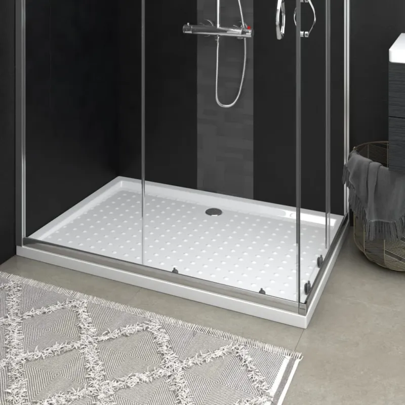 Acquista Ora Piatto Doccia 80x120x4 cm in ABS Antiscivolo Antigraffio Moderno e Resistente
