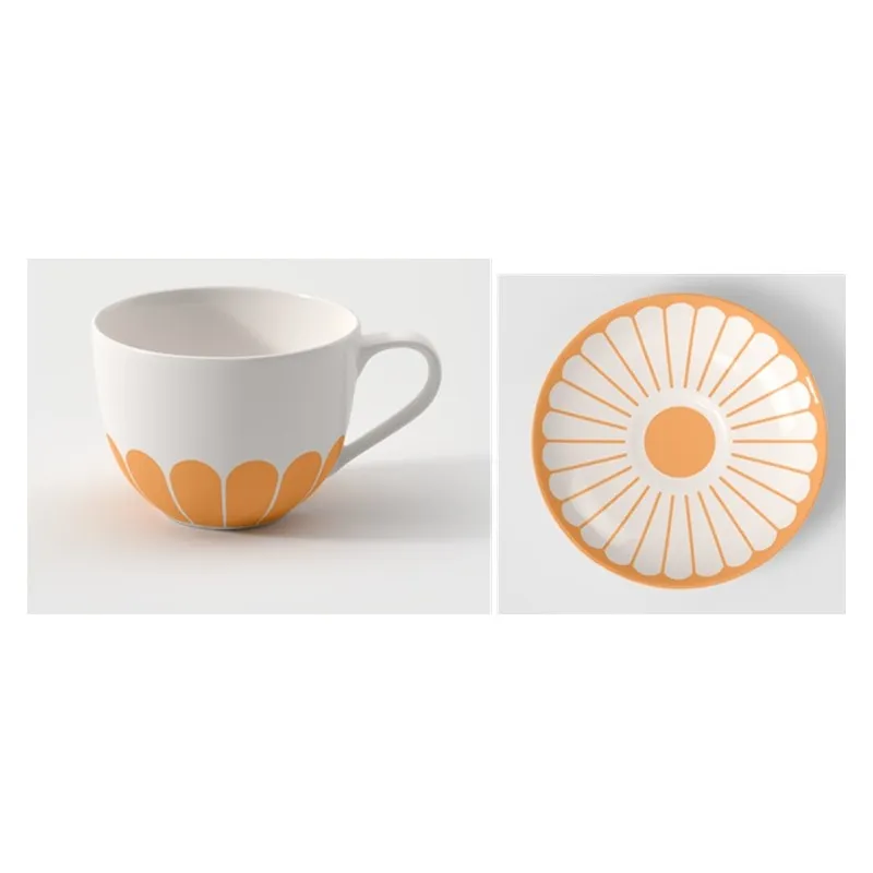 Villeroy & Boch Fleur Soleil Set 6 Tazze Caffè con Piattino Spedito Oggi