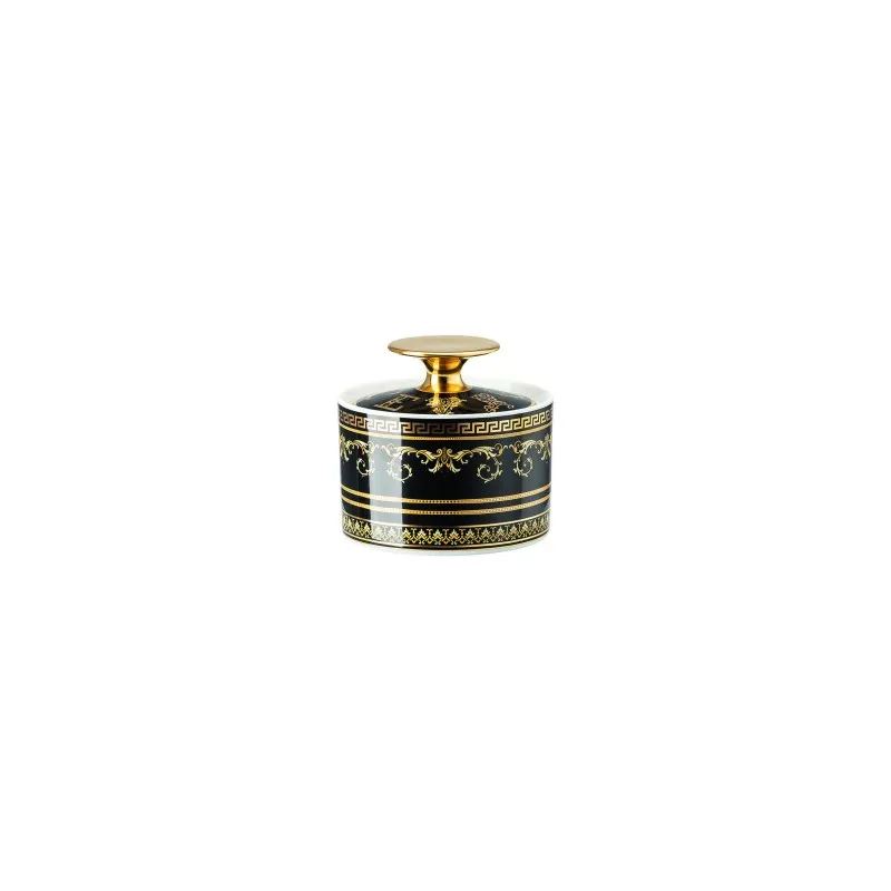Versace Rosenthal Virtus Gala Black Zuccheriera Nuova Collezione
