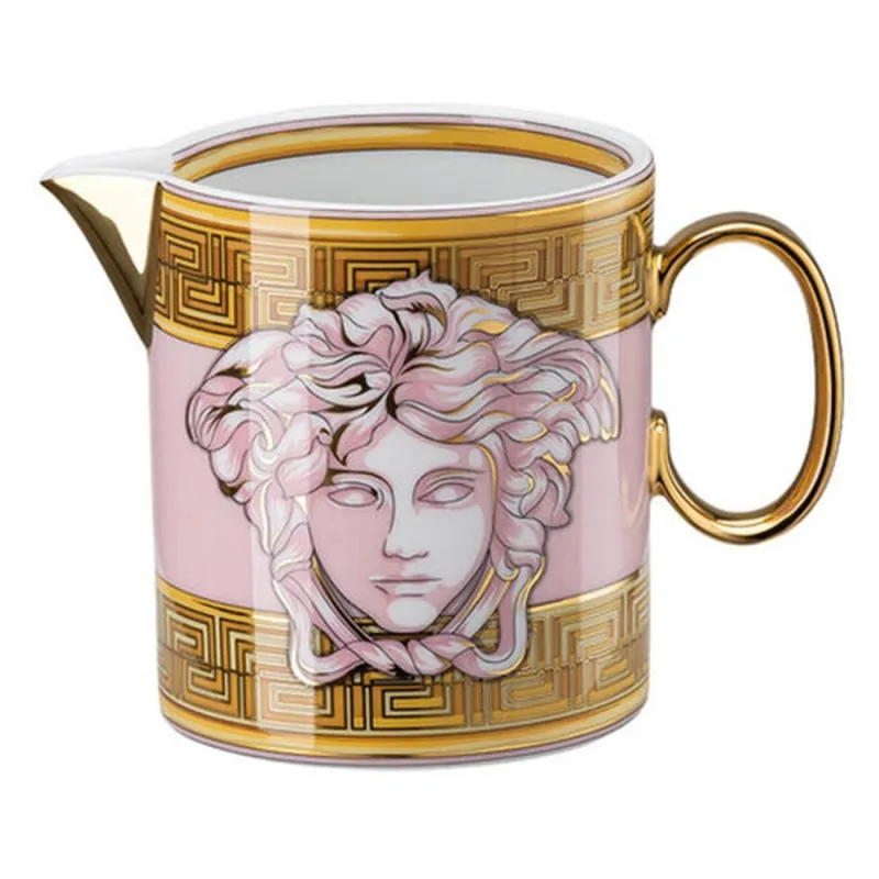Versace Rosenthal Medusa Amplified Lattiera Pink Coin Ultime Pezzi