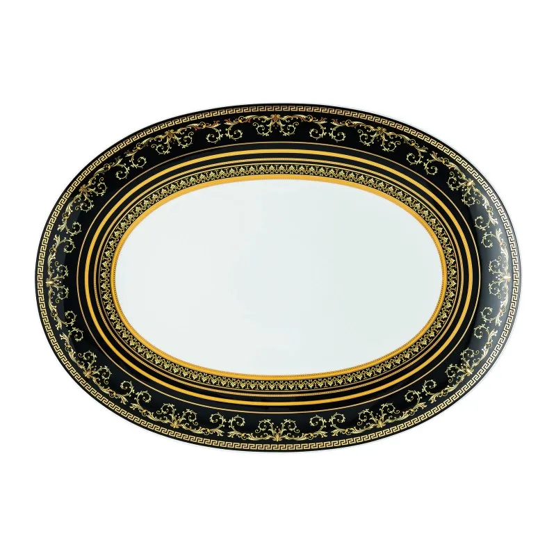 Esclusivo Versace Rosenthal Virtus Gala Black Piatto 38 cm