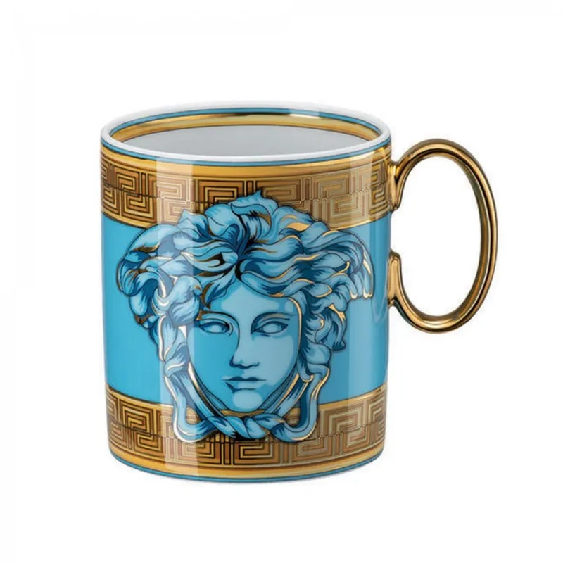 Versace Rosenthal Medusa Amplified Bicchiere con Manico Blue Coin Acquista Ora