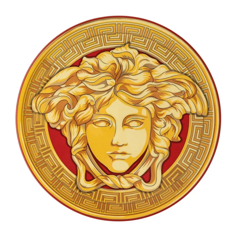 Versace Rosenthal Medusa Amplified Golden Coin Piatto Torta Prezzo Scontato