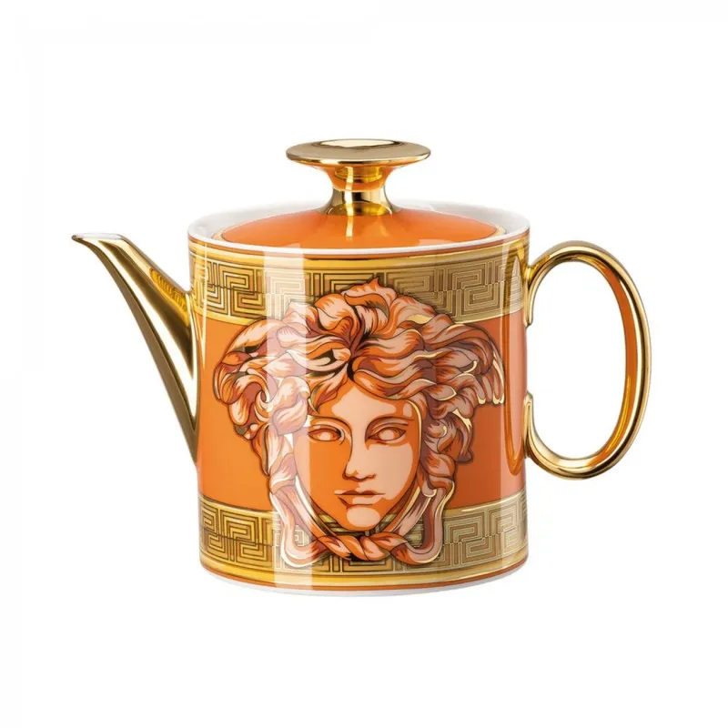Super Prezzo Versace Rosenthal Medusa Amplified Orange Coin Teiera 0. 90 l