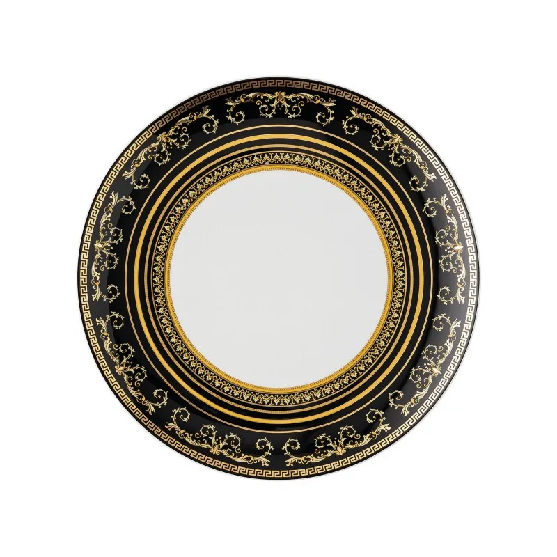 Versace Rosenthal Virtus Gala Black Piatto Piano 28 cm Professionale