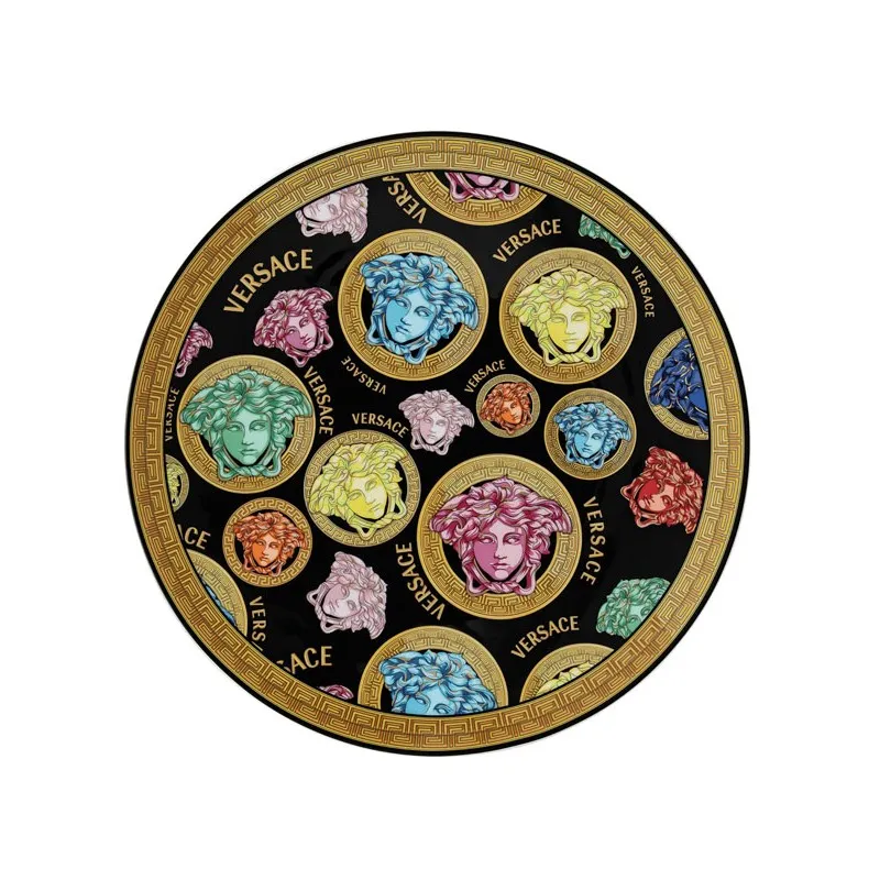 Versace Rosenthal Medusa Amplified Multicolour Piatto Segnaposto 33 cm Consegna Rapida
