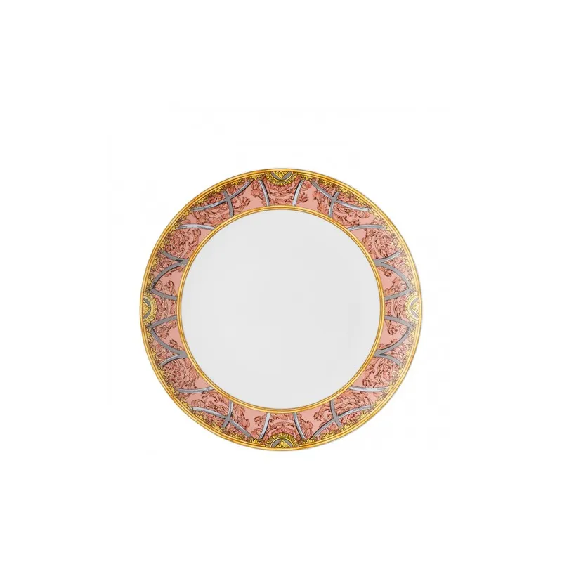 Versace Rosenthal Piatto Piano 28 cm La Scala del Palazzo - Rosa Prezzo Conveniente