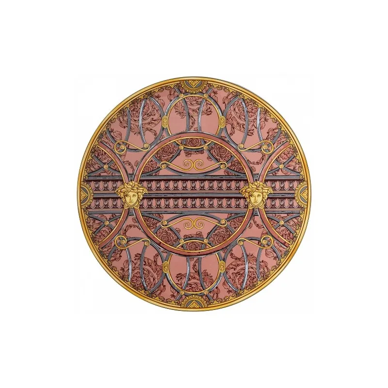 Versace Rosenthal Piatto Segnaposto 33 cm La Scala del Palazzo - Rosa Occasione