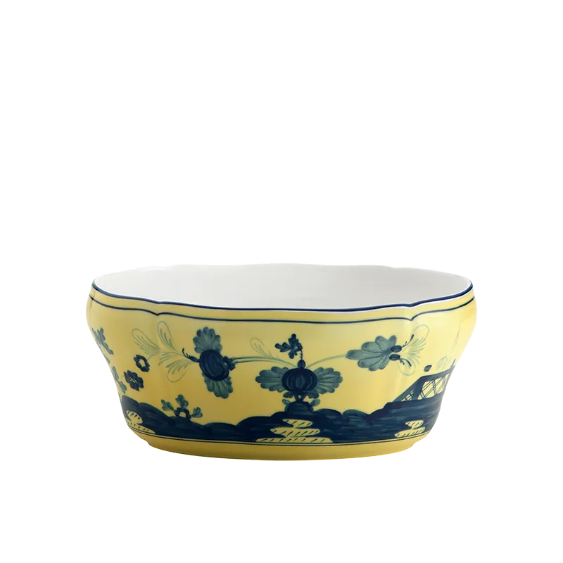 Occasione Richard Ginori Oriente Italiano Citrino Insalatiera Ovale 25 cm