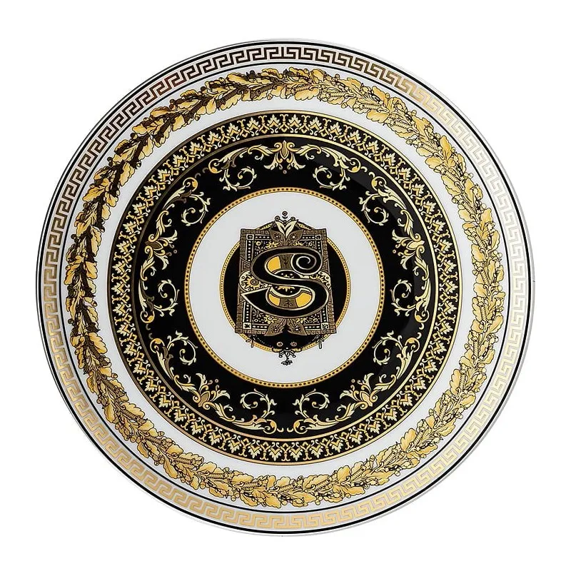 Versace Virtus Alphabet S Piatto Piano 17 cm A Buon Prezzo