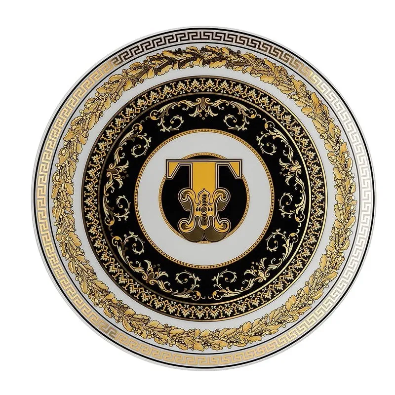 Prezzo Di Fabbrica Versace Virtus Alphabet T Piatto Piano 17 cm