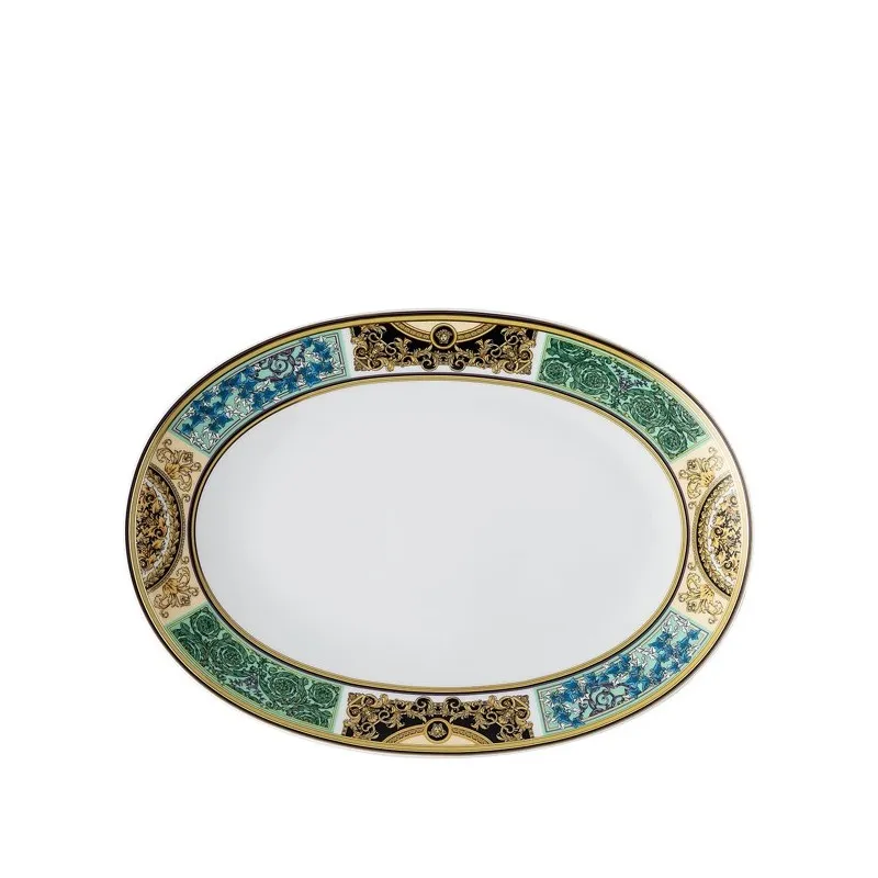 Versace Barocco Mosaic Piatto Ovale 33 cm Offerta Speciale