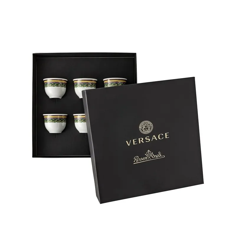 Esclusivo Versace Barocco Mosaic Set 6 Bicchieri Piccoli senza Manico