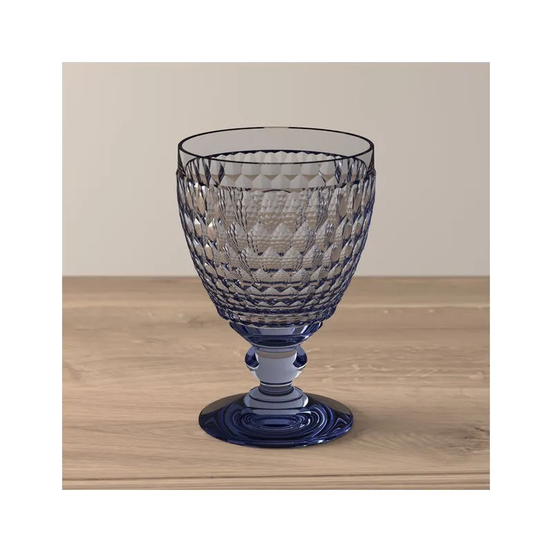 Villeroy & Boch Boston Coloured Set 4 Calici Acqua Blue 0131 Professionale