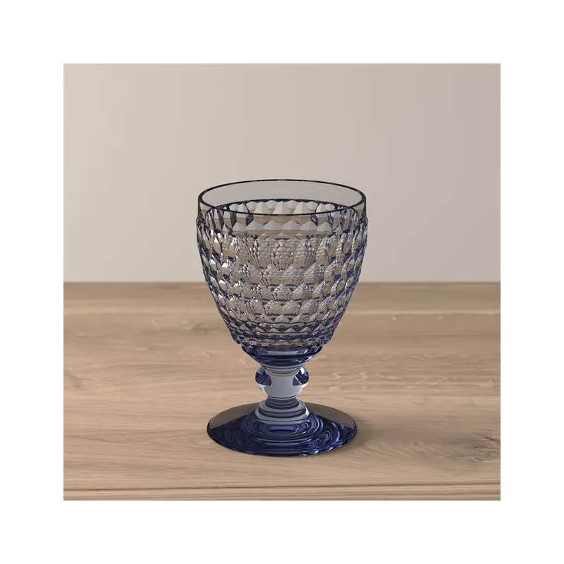 Villeroy & Boch Boston Coloured Set 4 Calici Vino Bianco Blue 0031 Offerta Limitata
