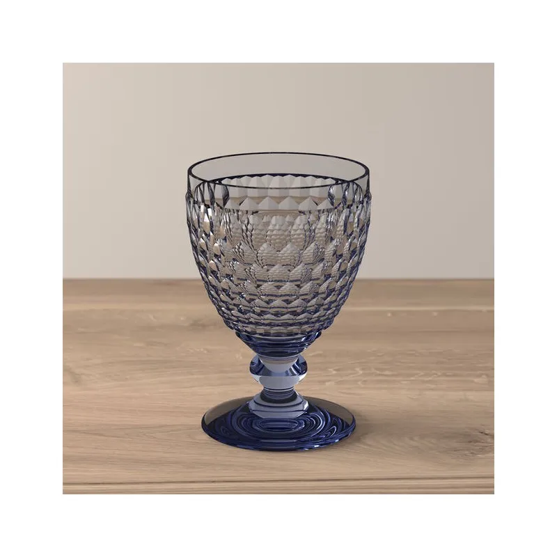 Villeroy & Boch Boston Coloured Set 4 Calici Vino Rosso Blue 0021 Direttamente Dal Produttore