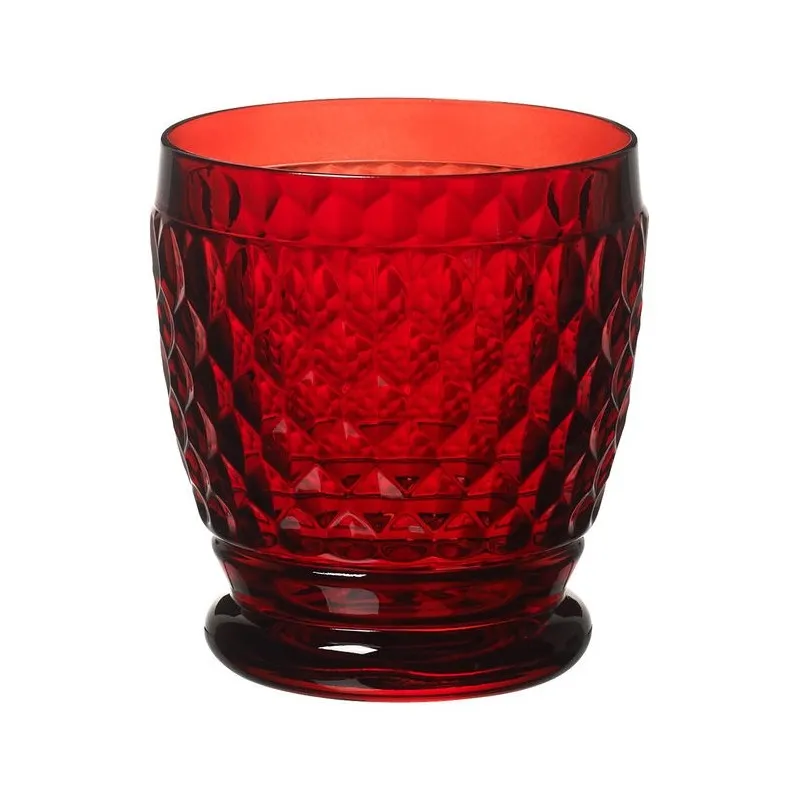 Offerta Del Giorno Villeroy & Boch Boston Coloured Set 4 Bicchieri Bassi Rossi 1410
