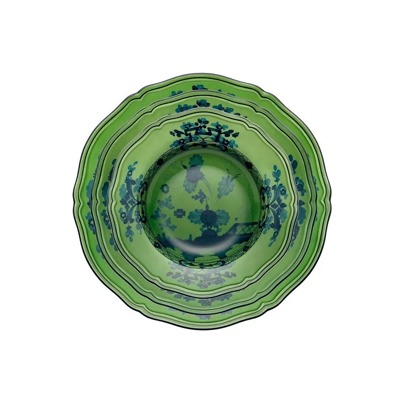 Richard Ginori Oriente Italiano Malachite Posto Tavola 3 Pz Prezzo Scontato