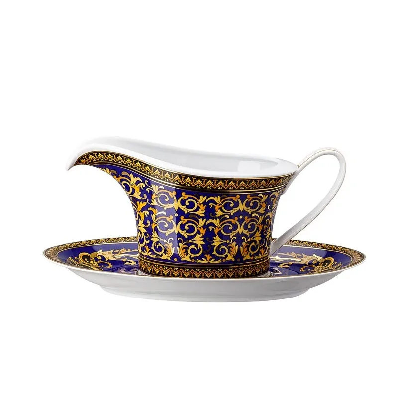 Saldi Versace Medusa Blue Salsiera 2 Pezzi 0, 55 l