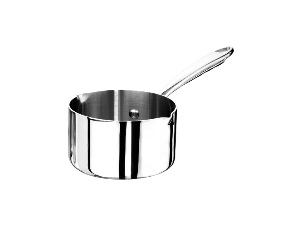 Offerta Del Giorno Casseruola induzione 1907 alta in alluminio e acciaio lucido 1 manico, ø14 cm