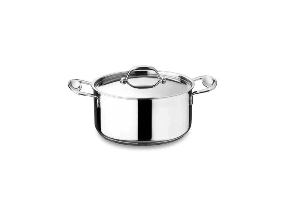 A Buon Prezzo Glamour, casseruola fonda 2 manici con coperchio, ø 20 cm