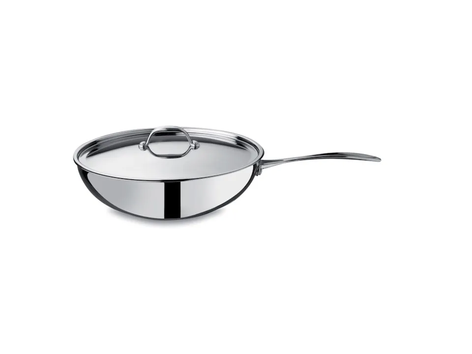 Glamour, wok saltapasta con coperchio, ø 30 cm Prezzo Basso