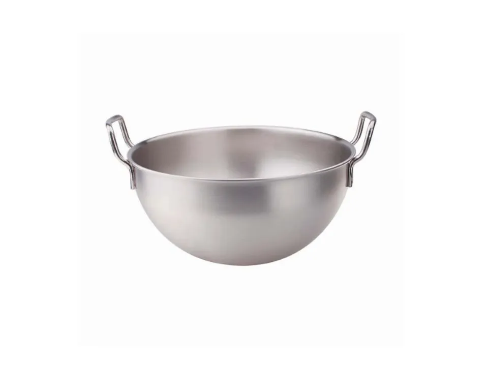 Bastardella semisferica in acciaio inox con maniglie, no induzione, ø 22 cm Occasione