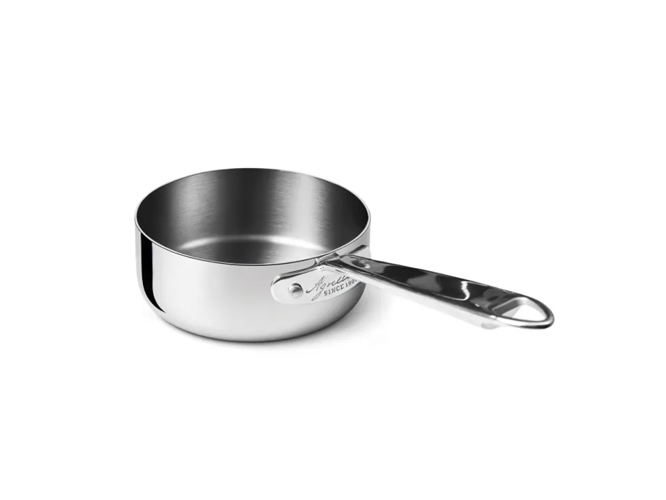 Casseruola induzione 1907 bassa in alluminio e acciaio lucido 1 manico, ø 24 cm Ultima Occasione
