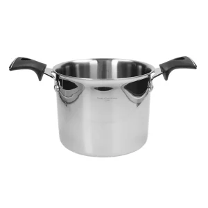Luxury design, pentola 2 manici 24 cm in acciaio inox argento Must-Have