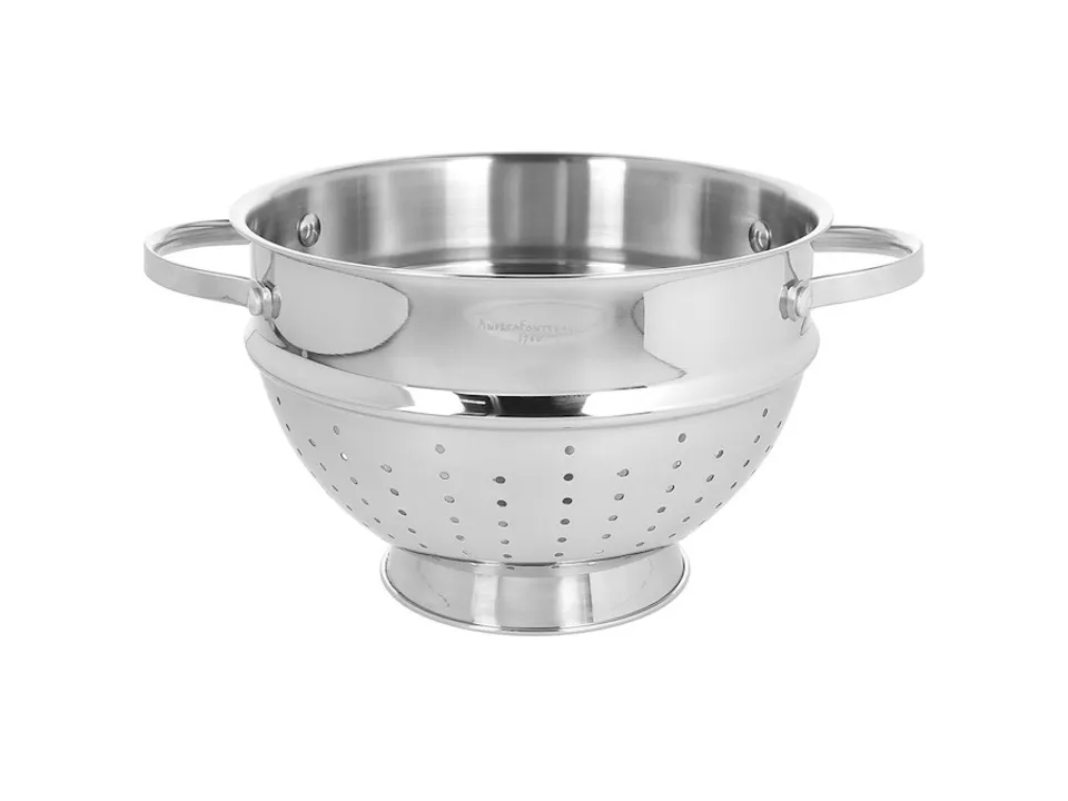 Consegna Rapida Luxury design, scolapasta 2 manici 22 cm in acciaio inox