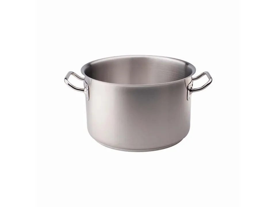 Novità Casseruola alta in acciaio inox 2 maniglie - ø40