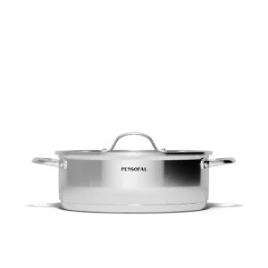 New era, tegame cilindrico 2 manici con coperchio in vetro - ø24 cm Esclusivo