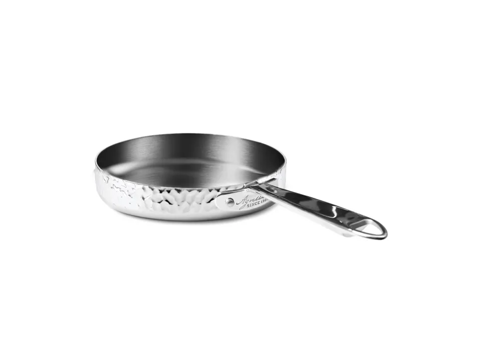 Padella in aluinox 3ply martellato con 1 manico in acciaio inox, ø 24 cm Quantità Limitata