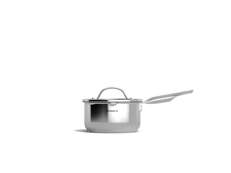 New era, casseruola/bollilatte 1 manico con coperchio in vetro - ø16 cm Soddisfatti O Rimborsati