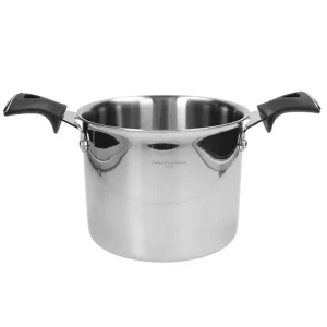 Luxury design, pentola 2 manici 22 cm in acciaio inox Novità