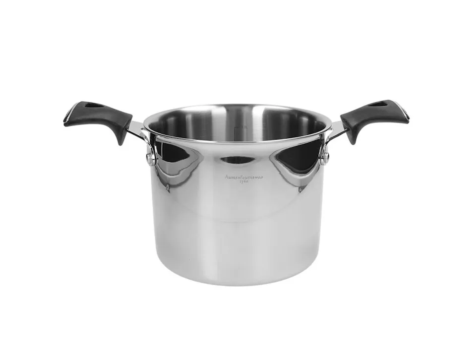 Luxury design, pentola 2 manici 22 cm in acciaio inox Novità