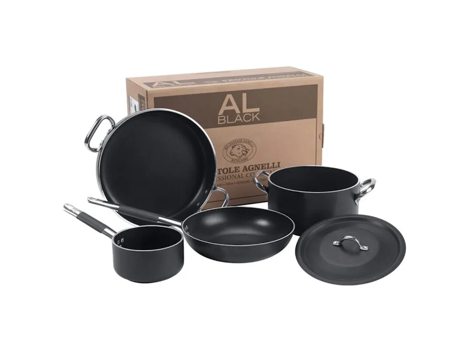 Batteria antiaderente alblack pentole in alluminio A Buon Prezzo