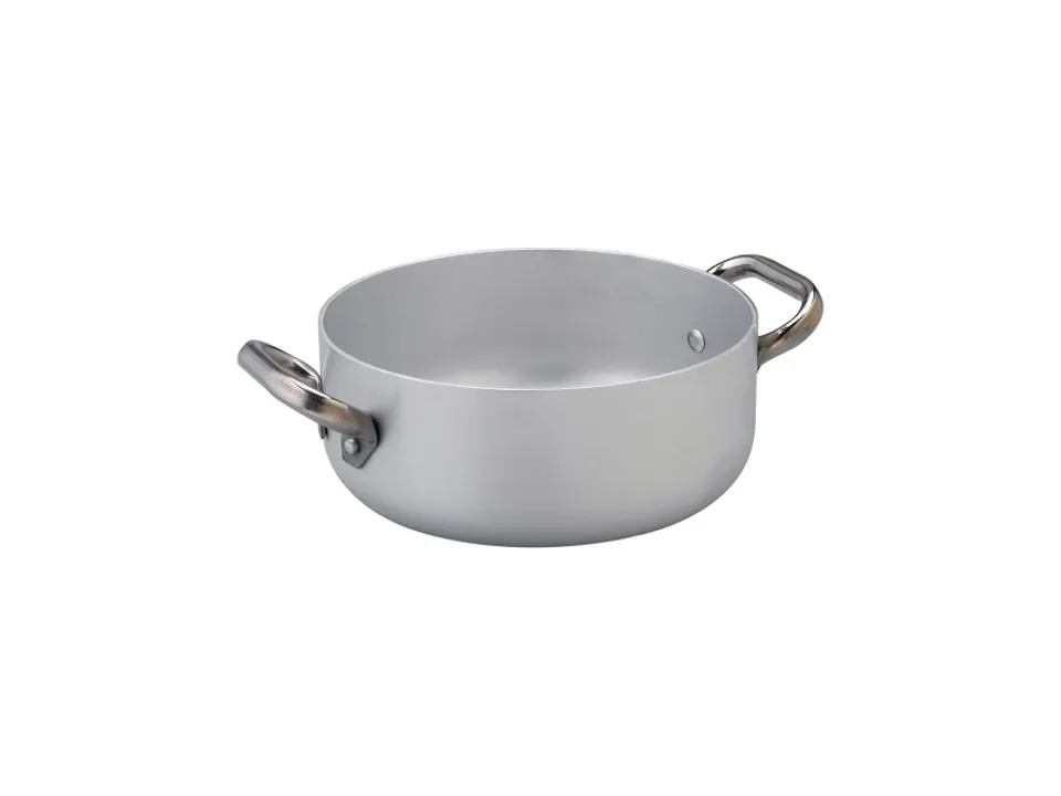 Nuovo Arrivo Casseruola bassa 2 manici, induzione, in alluminio 3 mm, ø 24 cm