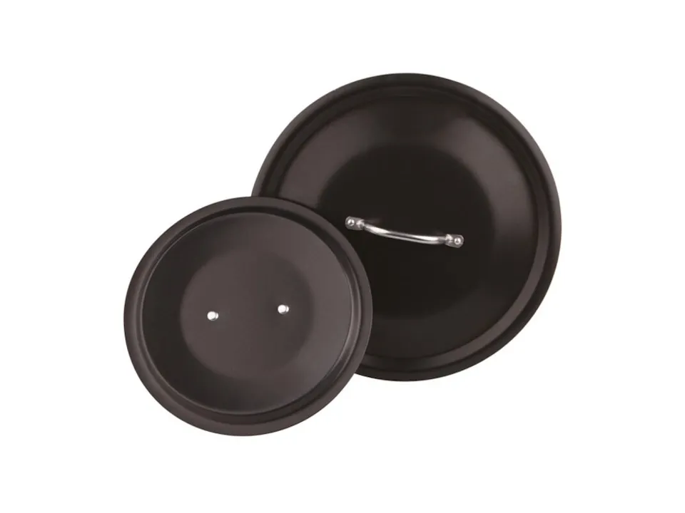 Promozione Esclusiva Coperchio antiaderente alblack in alluminio 3mm 1 ponticello - ø40