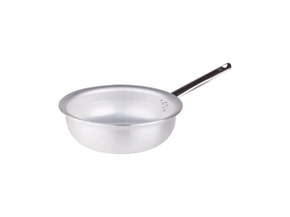 Compra Oggi Stesso Padella a mantecare in alluminio 5 mm, 1 manico in acciaio - ø 24 cm