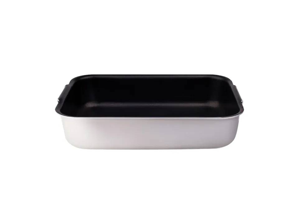 Rostiera antiaderente rettangolare, 2 manici snodati, in alluminio 3 mm, 40x28 cm Compra Oggi Stesso