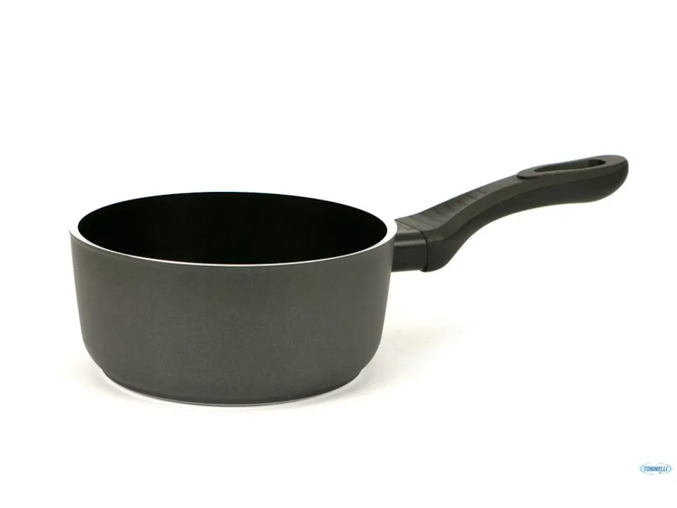 Casseruola a un manico con coperchio, ø 16 cm, nero Offerta Limitata