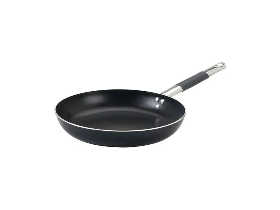 Super Prezzo Padella antiaderente alblack svasata bassa in alluminio 3mm 1 manico - ø20