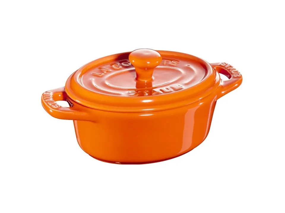 Mini cocotte ovale arancione, 11 cm Promozione Esclusiva