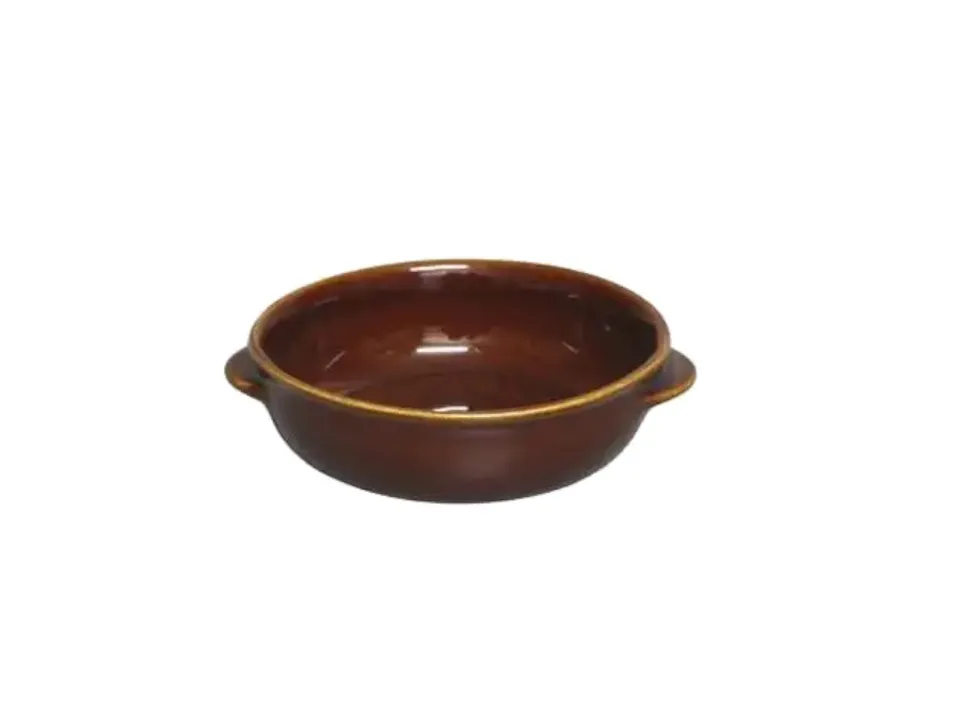 Prezzo Di Fabbrica Stoneware, tegame tondo, marrone - ø15x5h cm